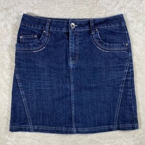Y2k Navy San Francisco Skirt